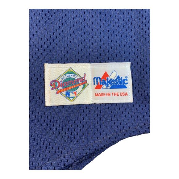 Vintage Majestic Diamond Collection Full Button Seattle Mariners Basebal Jersey - Picture 7 of 8